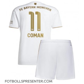 Bayern Munich Kingsley Coman #11 Bortatröja Barn 2022-23 Kortärmad (+ korta byxor)